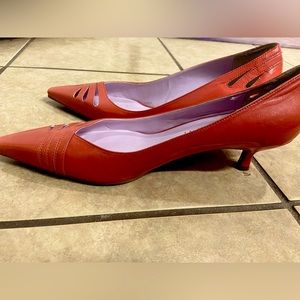 Gianna Bini Orange Pumps 8.5